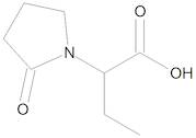 (2RS)-2-(2-Oxopyrrolidin-1-yl)butanoic Acid
