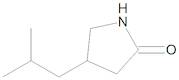 (4RS)-4-(2-Methylpropyl)pyrrolidin-2-one (4-Isobutylpyrrolidin-2-one; (RS)-Pregabalin Lactam)