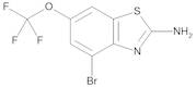 4-Bromo-6-(trifluoromethoxy)-2-benzothiazolamine (4-Bromoriluzole)