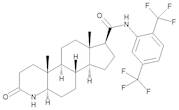 N-[2,5-Bis(trifluoromethyl)phenyl]-3-oxo-4-aza-5α-androstane-17β-carboxamide (Dihydrodutasteride)