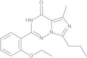 Desulfovardenafil (2-(2-Ethoxyphenyl)-5-methyl-7-propyl-3H-imidazo[5,1-f][1,2,4]triazin-4-one)