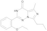 Desulfovardenafil (2-(2-Ethoxyphenyl)-5-methyl-7-propyl-3H-imidazo[5,1-f][1,2,4]triazin-4-one)
