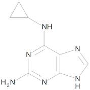 2-Amino-6-(cyclopropylamino)-9H-purine