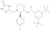 3-[[(2R,3R)-2-[(R)-1-[3,5-Bis(trifluoromethyl)phenyl]ethoxy]-3-(4-fluorophenyl)morpholino]methyl]-1H-1,2,4-triazol-5(4H)-one ((R,R,R)-Aprepitant)