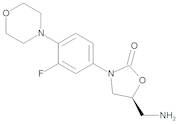 (S)-5-(Aminomethyl)-3-(3-fluoro-4-morpholinophenyl)oxazolidin-2-one (Desacetyllinezolid)