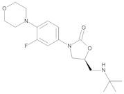 (5S)-5-[[(1,1-Dimethylethyl)amino]methyl]-3-[3-fluoro-4-(4-morpholinyl)phenyl]-2-oxazolidinone
