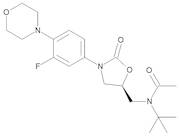 N-(1,1-Dimethylethyl)-N-[[(5S)-3-[3-fluoro-4-(4-morpholinyl)phenyl]-2-oxo-5-oxazolidinyl]methyl]acetamide