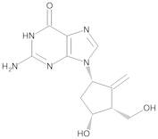 2-Amino-9-[(1S,3R,4R)-4-hydroxy-3-(hydroxymethyl)-2-methylidenecyclopentyl]-1,9-dihydro-6H-purin-6-one