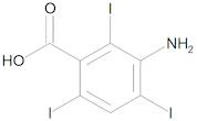 3-Amino-2,4,6-triiodobenzoic Acid