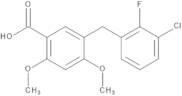 5-[(3-Chloro-2-fluorophenyl)methyl]-2,4-dimethoxybenzoic Acid
