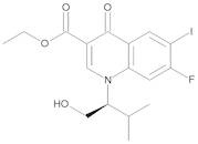 Ethyl 7-Fluoro-1-((2S)-1-hydroxy-3-methylbutan-2-yl)-6-iodo-4-oxo-1,4-dihydroquinoline-3-carboxylate