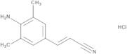 (2E)-3-(4-Amino-3,5-dimethylphenyl)prop-2-enenitrile Hydrochloride