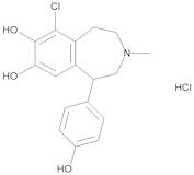 N-Methyl-6-Chloro-2,3,4,5-tetrahydro-1-(4-hydroxyphenyl)-1H-3-benzazepine-7,8-diol Hydrochloride (N-Methylfenoldopam Hydrochloride)