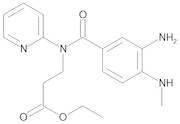 Ethyl 3-[[3-Amino-4-(methylamino)benzoyl]-(2-pyridyl)amino]propanoate (N-[3-Amino-4-(methylamino)benzoyl]-N-2-pyridinyl-beta-alanine Ethyl Ester)