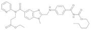 Dabigatran Etexilate Amid Analogon (Ethyl 3-[[2-[[4-(Hexoxycarbonylcarbamoyl)anilino]methyl]-1-methylbenzimidazole-5-carbonyl]-(2-pyridyl)amino]propanoate)