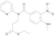 Ethyl 3-[[4-(Methylamino)-3-nitrobenzoyl]-(2-pyridyl)amino]propanoate