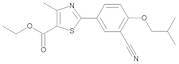Febuxostat Ethyl Ester (2-[3-Cyano-4-(2-methylpropoxy)phenyl]-4-methyl-5-thiazolecarboxylic Acid Ethyl Ester)