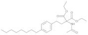 Diethyl 2-Acetamido-2-[2-(4-octylphenyl)ethyl]propanedioate