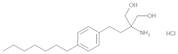 2-Amino-2-[2-(4-heptylphenyl)ethyl]-1,3-propanediol Hydrochloride (Fingolimod Heptyl Analogue)