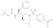 tert-Butyl N-[(1S,2R)-1-Benzyl-2-hydroxy-3-[(2-methylpropyl)[(4-nitrophenyl)sulfonyl]amino]propyl]carbamate