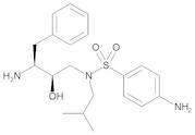 4-Amino-N-((2R,3S)-3-amino-2-hydroxy-4-phenylbutyl)-N-(2-methylpropyl)benzenesulfonamide