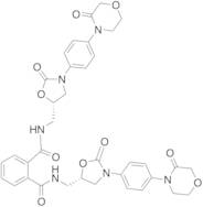 N1,N2-Bis[[(5S)-2-oxo-3-[4-(3-oxo-4-morpholinyl)phenyl]-5-oxazolidinyl]methyl]-1,2-benzenedicarboxamide