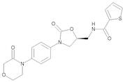 N-[[(5S)-2-Oxo-3-[4-(3-oxo-4-morpholinyl)phenyl]-5-oxazolidinyl]methyl]-2-thiophenecarboxamide (Deschlororivaroxaban)
