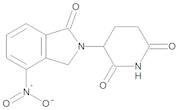 3-(4-Nitro-1,3-dihydro-1-oxo-2H-isoindol-2-yl)-2,6-piperidinedione (4-Nitro Analogue of Lenalidomide)