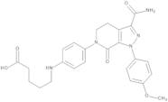 5-[[4-[3-(Aminocarbonyl)-1,4,5,7-tetrahydro-1-(4-methoxyphenyl)-7-oxo-6H-pyrazolo[3,4-c]pyridin-6-yl]phenyl]amino]pentanoic Acid