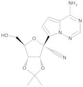 2-C-(4-Aminopyrrolo[2,1-f][1,2,4]triazin-7-yl)-2,5-anhydro-3,4-O-(1-methylethylidene)-D-altrononitrile