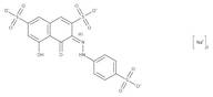 2-(4-Sulfophenylazo)1,8-dihydroxy-3,6-naphthalenedisulfonic acid, trisodium salt, in