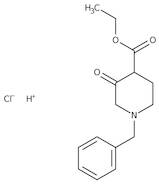 Ethyl N-benzyl-3-oxo-4-piperidinecarboxylate hydrochloride, 97%, tech.