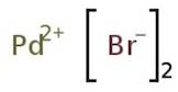Palladium(II) bromide, 39.8-40.1% Pd