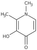 1,2-Dimethyl-3-hydroxy-4-pyridone, 99+%