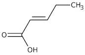 trans-2-Pentenoic acid, 97%