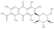 Carminic acid, 70-90%