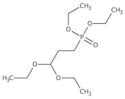 Diethyl (3,3-diethoxypropyl)phosphonate, 95%, stabilized with max. 1% w/w Na2CO3