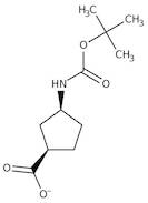 (1S,3R)-N-BOC-1-Aminocyclopentane-3-carboxylic acid, 95%, 98% ee