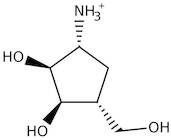 (1R,2S,3R,4R)-2,3-Dihydroxy-4-(hydroxymethyl)-1-aminocyclopentane hydrochloride, 95%