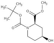 (2R,4S)-N-BOC-4-Hydroxypiperidine-2-carboxylic acid methyl ester, 95%, 98% ee