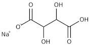 Sodium hydrogen tartrate, 98+%, for analysis