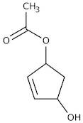 (1R,3S)-(+)-4-Cyclopentene-1,3-diol 1-acetate, 99%, stabilized