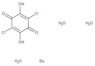 Barium chloranilate trihydrate