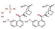 Quinine sulfate dihydrate, specified according to the requirements of USP