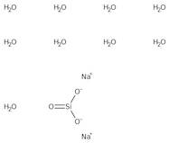 Sodium metasilicate nonahydrate, 44-47.5% total solids