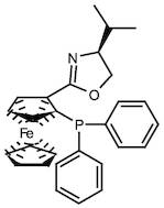 (S,S)-[2-(4'-Isopropyloxazolin-2'yl)ferrocenyl]diphenylphosphine, 97%