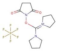 Dipyrrolidino(N-succinimidyloxy)carbenium hexafluorophosphate, 97%