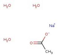 Acetic acid, sodium salt trihydrate, 99+%, for biochemistry