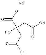 Citric acid, monosodium salt, 99%, for analysis, anhydrous