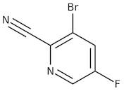 3-Bromo-5-fluoro-2-cyanopyridine, 97%